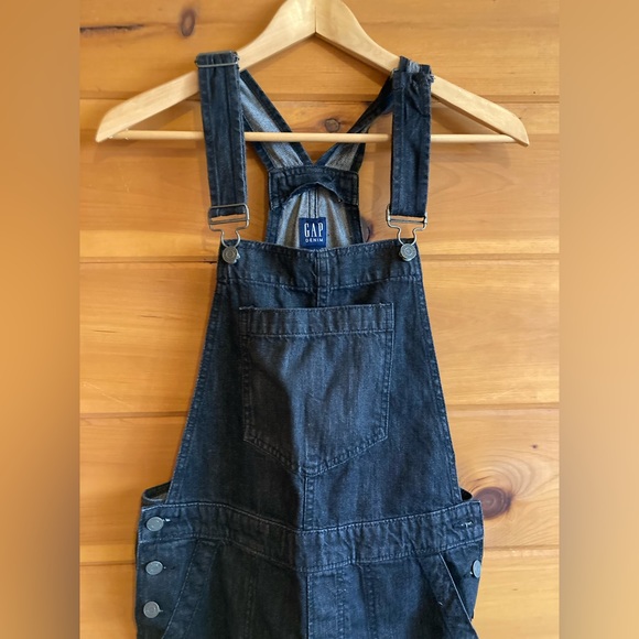 GAP faded black Denim overalls • size SMALL • 4/6 • EUC • - Picture 8 of 16